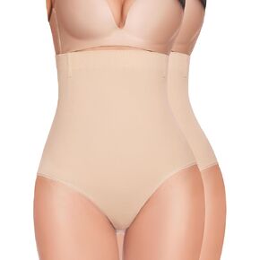 Shapewear Tummy Control Underwear - High Wasited Body Shaper Compression Control Briefs Girdle Panty for Women
