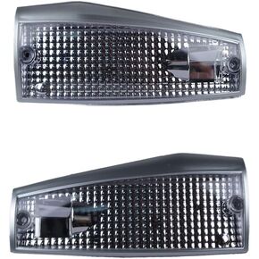 Clear Sidemarker لـ Cherokee XJ 1994-1996 كلا الجانبين مع مصابيح العنبر