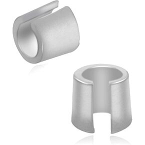2pcs Car Battery Post Terminal Shims, Automotive Lead Terminal Converter Shim Caps, Adaptor Pure Anode Cathode Sleeves, Adapter Spacer for Positive & Negative Connection Part Accessories