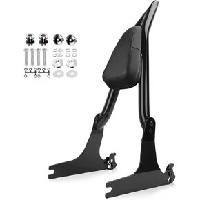 Backrest Sissy Bar متوافق مع Harley Davidson Dyna Street Bob Fxdb Low Rider FXDL FXDLS 2006-2017 Super Glide FXD 06-14 Glide FXDWG 06-08 FXDSE 07-08