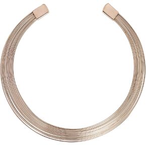 Touchstone Gold Necklace for Woman Collar Statement Trendy Womens Neck Goddess Elegant Jewelry Fashion Ancient Women Strand Chunky Elegant Torque chokers Necklaces