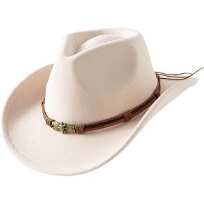 قبعات Joyebuy Cowboy للأطفال عتيقة واسعة