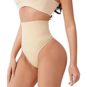 Thong Shapewear for Women Tummy Control Underwear Butt Lifter Panties Seamless Body Shaper