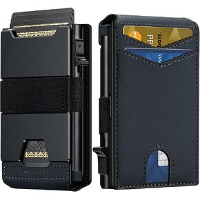 furid Smart Wallet For Men Slim Minimalist: Metal Pop Up Wallet Card Holder - Rfid Blocking Wallet Gift For Male Husband