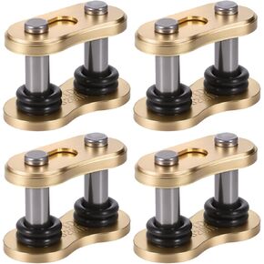 520 Chain Master Link, 4 Pcs Bike Chain Link with O Ring Heavy Duty Chain Link Connector Replacement for Motorcycle Dirt Bike Bicycle Tractors
