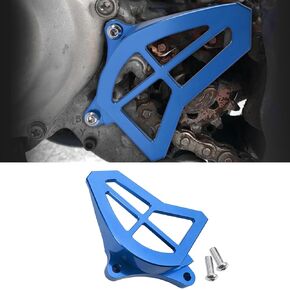 Canitu Blue Front Sprocket Wather ، CNC Billet Aluminium Cover Cover Cover Cover Case Case Saver Guard Protector Crankcase for Yamaha YZ125 1993-2004
