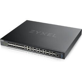 ZyXel - XS3800-28 - Xs3800-28 - 4 منافذ متعددة جيجابت 1g/2.5g/5g/10g-base-t W/16 منفذ 10g Sfp+ W/8 Po