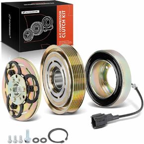 A-Premium Air Conditioner AC Compressor Clutch Kit Compatible with Nissan Frontier 2001-2004, Xterra 2002-2004, 3.3L
