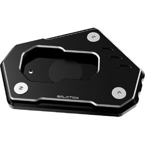 Compatible with BMW R1250GS R1250 GS Adventure Rallye R1200GS LC R1200 GS ADV Motorcycle Accessories Kickstand Pad Foot Side Stand Extension Plate (Black)