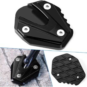 لـ H.Onda Rebel 300/500 CMX 300/500 2017 ~ 2024 Motocycle CNC Kickstand Side Stand Enlarge Extension Pad Rebel 500 Rebel300 CMX500 CMX300 Accessories (No Logo-Black)