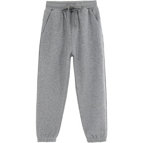 ACESTAR Kids Unisex Plain Sweatpants Cotton Drawstring Casual Pull-on Jogger Pants for Boys or Girls Age 5-14Y