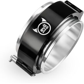 EVIL ENERGY V Band Aluminum, Quick Release V Band Clamp with Flange Intake Intercooler Pipe Clamp (1, 4")