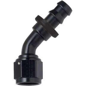 Fragola 204510-BL Black Size (-10) 45° Push Lock Hose Fitting