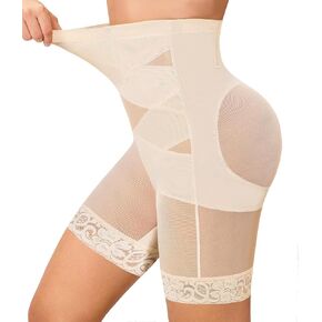 Nebility Tummy Control Shapewear Shorts High Waisted Body Shaper Butt Lifting Panties Thigh Slimmer Girdle in Kuwait