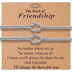 هدايا للنساء أفضل أساور صديق لعقدة الصداقة BFF بعيد بعيد الميلاد ، عيد الحب ، هدايا عيد ميلاد لأوسى