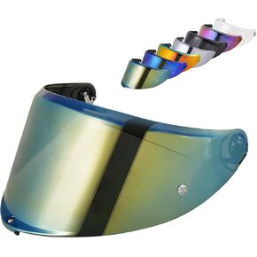 K6 Helmet Visor for K6/K6s Visor Helmet Face Shield Helmet Accessories Replacement (Chrome Silver)