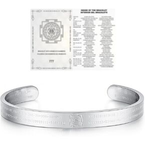 Life Activating Bracelet with Numbers Silver