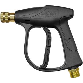 High-Pressure Car Washer Gun, Max 4350 PSI Swivel Water Gun with 1/4" Outlet Quick Connect, M22-14 Thread Hose Interface for Car Washing, Home Cleaning (Car Washer Sprayer Gun)