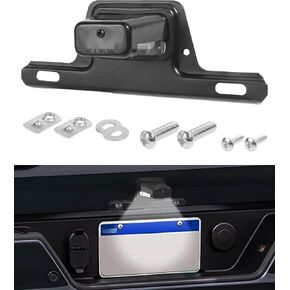 License Plate Light,License Plate Bracket,Car Accessories Trailer License Plate Bracket,12V LED License Tag Light License Plate Bracket with Light,Suitable for Trailer Truck Pickup UTV ATV RV