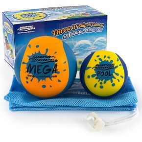Wave Runner Soft Foam Water Pack Bundle Speed Duo Set Water Bouncing Grip Balls Great Summer Toy Beach Swimming Pool River Lake in Kuwait