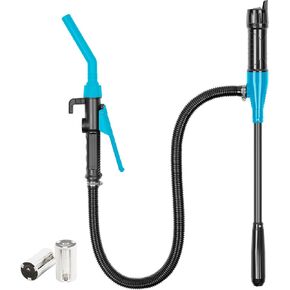 Portable Power Battery Pump, Gas Pump for Gas Can, Fuel Transfer Pump Battery Powered, Battery Operated Electric Siphon Pumpfor Gas/Fuel/Diesel Transfe (Orange)