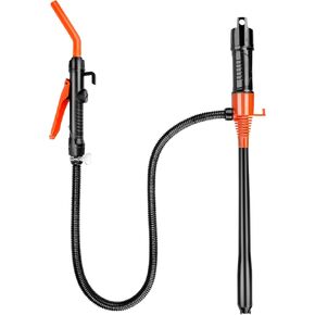 Portable Fuel Transfer Pump, Battery-Powered Siphon Pump for Gas, Diesel, Cars, Boats, Gas Cans, Spill-Proof, Quick & Easy Liquid Transfer