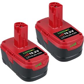 Lumsing C-3 5.0AH LITHIUM-ION بديل للحرف اليدوية 19.2 فولت بطارية متوافقة مع بطارية الحرفي 19.2V C-3 315.115410 315.11485 130279005120235021 11375 DRILLSTIONS