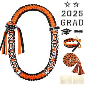 التخرج Leis 2025 ، التخرج Money Leis Embroidery with Honor Cord for Terguation Party Decorations Hights