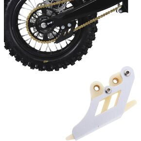دراجة نارية ألومنيوم سلسلة الدليل واقي واقي واقي واقي واقي هوندا CRF250R CRF110 APOLLO125CC KAWASAKI KLX110 KAYO DUCATI SUZUKI KTM ATV ATV DIRT BIKE (Silver)