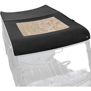 Kemimoto Soft Roof Top متوافق مع 2020+ Tracker 800sx Crew ، Sunsade Sunsade مقاوم لـ PVC مع غلاف Sunshad