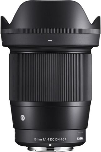 16 مم F1.4 DC DN عدسة معاصرة لـ Sony E مع حزمة Sunshine Photo Advanced - 4 سنوات ضمان الشركة المصنعة الولايات المتحدة الأمريكية in Kuwait