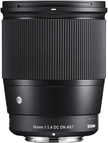 16 مم F1.4 DC DN عدسة معاصرة لـ Sony E مع حزمة Sunshine Photo Advanced - 4 سنوات ضمان الشركة المصنعة الولايات المتحدة الأمريكية in Kuwait