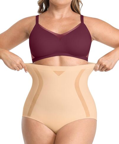 SHAPELLX Shapewear Tummy Control Body Shaper for Women High Waisted Shapewear Underwear Panty Waist Slimming Briefs in Saudi Arabia