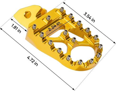 KEMIMOTO Motorcycle Foot Peg Foot Rest Compatible with Surron Light Bee X/S Footpegs x260 and x160 Talaria Sting MX3 MX4 Talaria XXX Electric Dirt Bike Black in Saudi Arabia