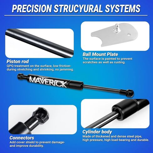 2022 2023 2024 2025 Tailgate Assist Shock Maverick Truck Lift Assist Tailgate Shock Lift Soft Open Open مع ملحقات Maverick Pickup 2022+ in Kuwait