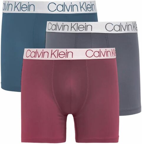 Calvin Klein Men's Microfiber Boxer Briefs 3 Pack in Saudi Arabia