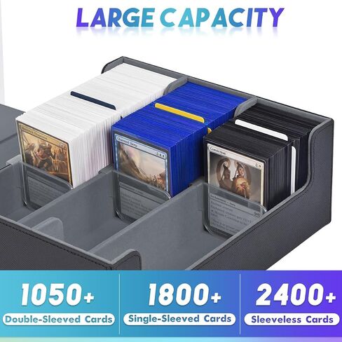 UAONO Trading Card Storage Box Holds 2400+ Cards, Bulk Card Storage in Kuwait