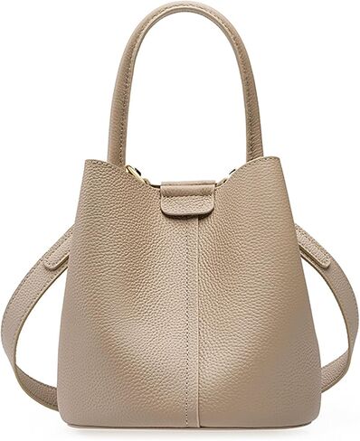 Bucket Bags for Women, Genuine Leather Crossbody Bags, Top-handle purses with an Adjustable Strap in Kuwait