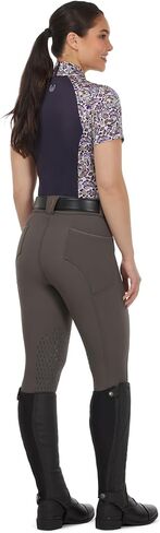 Kerrits Women's Tempe Ice Fil Short Sleeve Riding Shirt – Ultra-Lightweight Cooling Equestrian Top, Great for Summer in Saudi Arabia