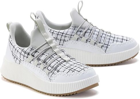 Kyedoo Women's Platform Chunky Sneakers Comfortable Casual Fashion Lace-up City Travel Walking Shoes in Kuwait