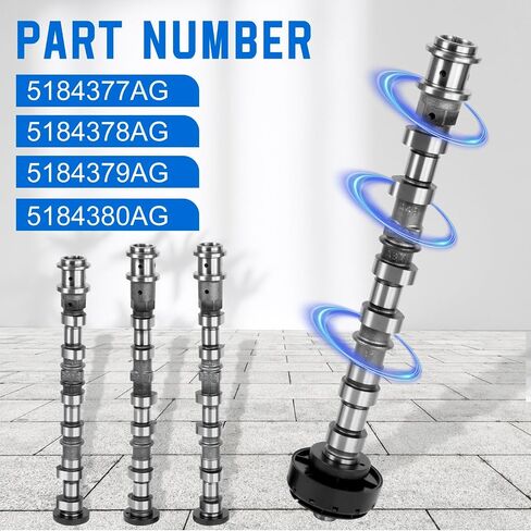 New Right Side Intake Camshaft 5184380AG 5184380AH 5184380AF for Chrysle 300 3.6L/for Je-ep Grand Cherokee Wranglerfor Dodge Avenger Challenger Durango 3.6L/for RAM Vehicles with 3.6L Engine V6 Models in Saudi Arabia