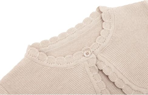 Lilax Girls's Long Sleeve Cardigan Button Button Closure Bolero تجاهل in Kuwait
