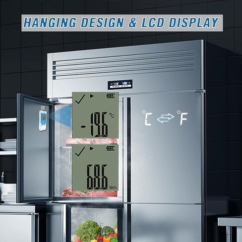 Tzone USB Temperature Data Logger Digital Temp Recorder Reusable,Industrial Thermometer Logger 32000 Points with Auto PDF/CSV Reports No Software Required,for Refrigerator Food Storage Lab Freezer in Kuwait