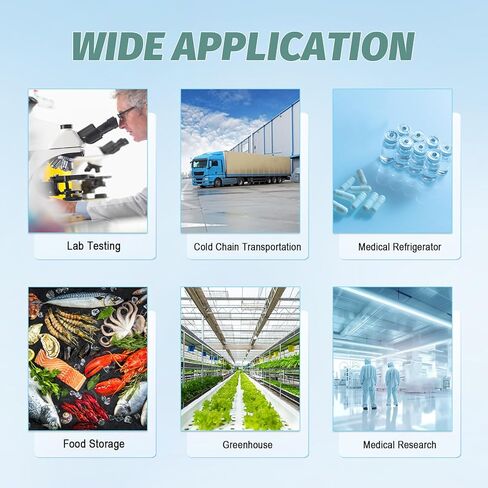 Tzone USB Temperature Data Logger Digital Temp Recorder Reusable,Industrial Thermometer Logger 32000 Points with Auto PDF/CSV Reports No Software Required,for Refrigerator Food Storage Lab Freezer in Kuwait