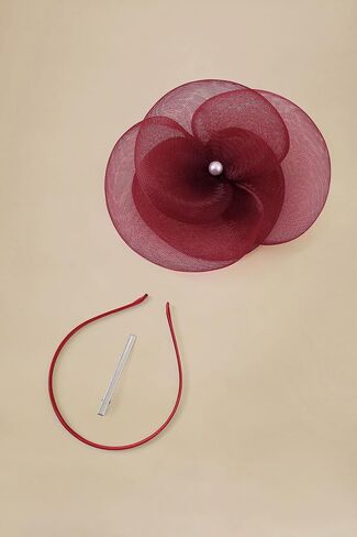 BABEYOND Fascinators Hats for Women - Tea Party Kentucky Hat Derby Headband Elegant Wedding Party Bride Hat with Hair Clip in Saudi Arabia