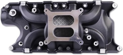 8124 7121 Low Rise Intake Manifold Aluminum Dual Plane Compatible with Ford Small Block Windsor 1962-2001 SBF 260 289 302W V8 RPM Idle-6,500 Silver in Kuwait