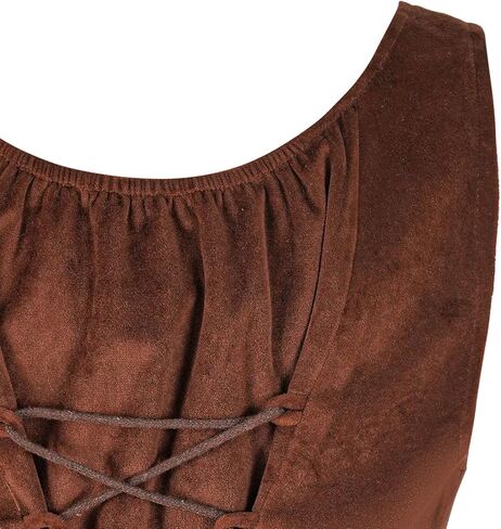 Women's Pirate Vest Renaissance Steampunk Corset Medieval Bodice in Saudi Arabia