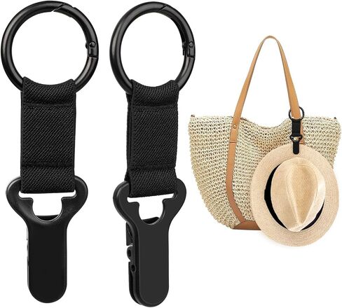 Niveaya Hat Clip for Travel on Bag - 2 Pack, Vacation Beach Cruise Essentials Accessory for Travel Handbag Backpack Luggage in Saudi Arabia