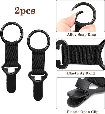 Niveaya Hat Clip for Travel on Bag - 2 Pack, Vacation Beach Cruise Essentials Accessory for Travel Handbag Backpack Luggage in Saudi Arabia