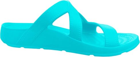 NUUSOL Women's Hailey Slide, Non-Slip Hiking/Plantar Fasciitis Footwear, Soft Cushion, Lightweight & Comfortable, Arch Support & Textured Footbed, Aurora Wave, Women 6 in Saudi Arabia